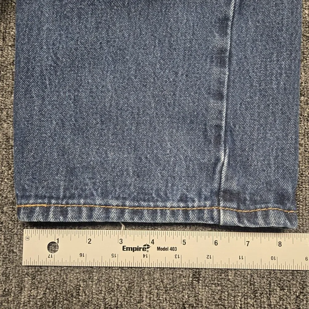 Levi’s 505 Jeans Men’s 40x32 Straight Blue Medium Wash Distressed Denim